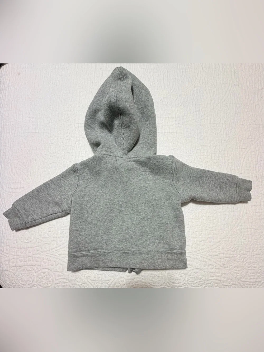 Ralph Lauren Kids Gray Hooded Zip-Up Sweatshirt with Pony Logo